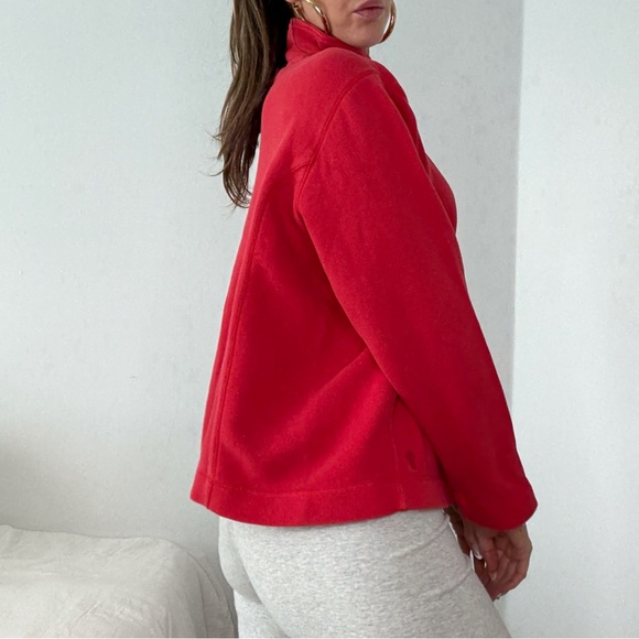 Tommy Bahama Red Quarter Zip Cotton Pullover Sweatshirt - Picture 2 of 7